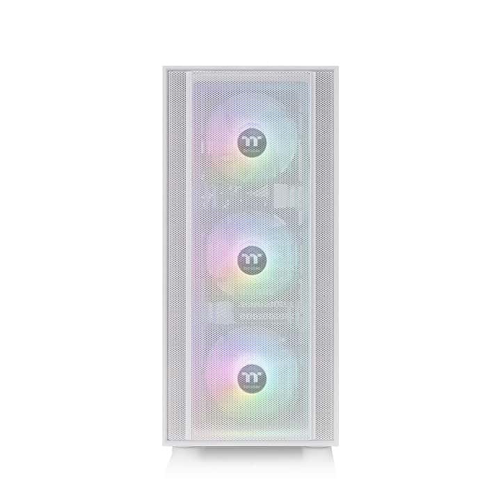 Thermaltake Thermaltake H570 TG ARGB Snow Mid Tower PC Chassis, 4mm Tempered Glass x 1, 120 x 120 x 25 mm ARGB Lite fan (1000rpm, 22.3 dBA) x 3,  Motherboard Supports Up to E-ATX,  White | CA-1T9-00M6WN-01 - thumbnail 3