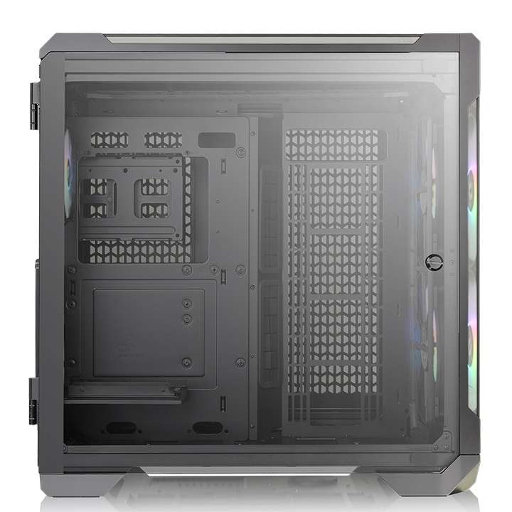 Thermaltake Thermaltake View 51 Tempered Glass Full-Tower PC Chassis, ARGB Edition, 8 Expansion Slots, 4x Drive Bays,  Black | CA-1Q6-00M1WN-00 - thumbnail 2