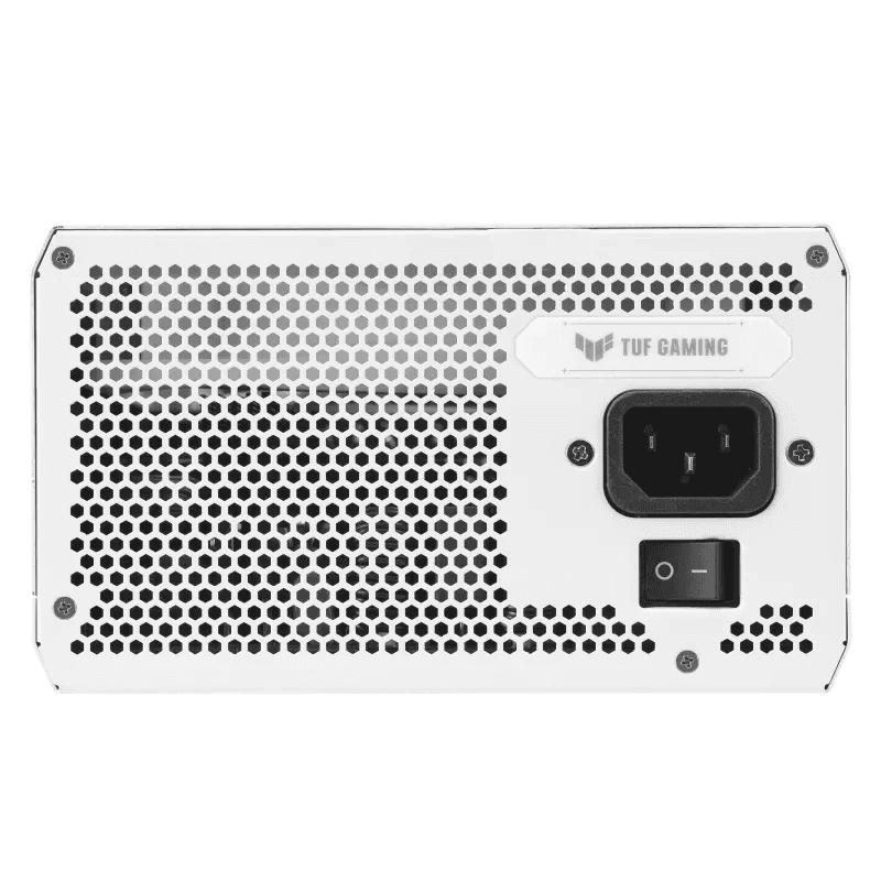 ASUS TUF Gaming 1000W Gold White Edition ATX Power Supply, Active PFC, Military-grade Certification, Fully modular etched cables, Axial-tech fan design, 80 Plus Gold Certification, Dual ball fan bearings, Protective PCB coating | 90YE00S5-B0NA00 thumbnail 12