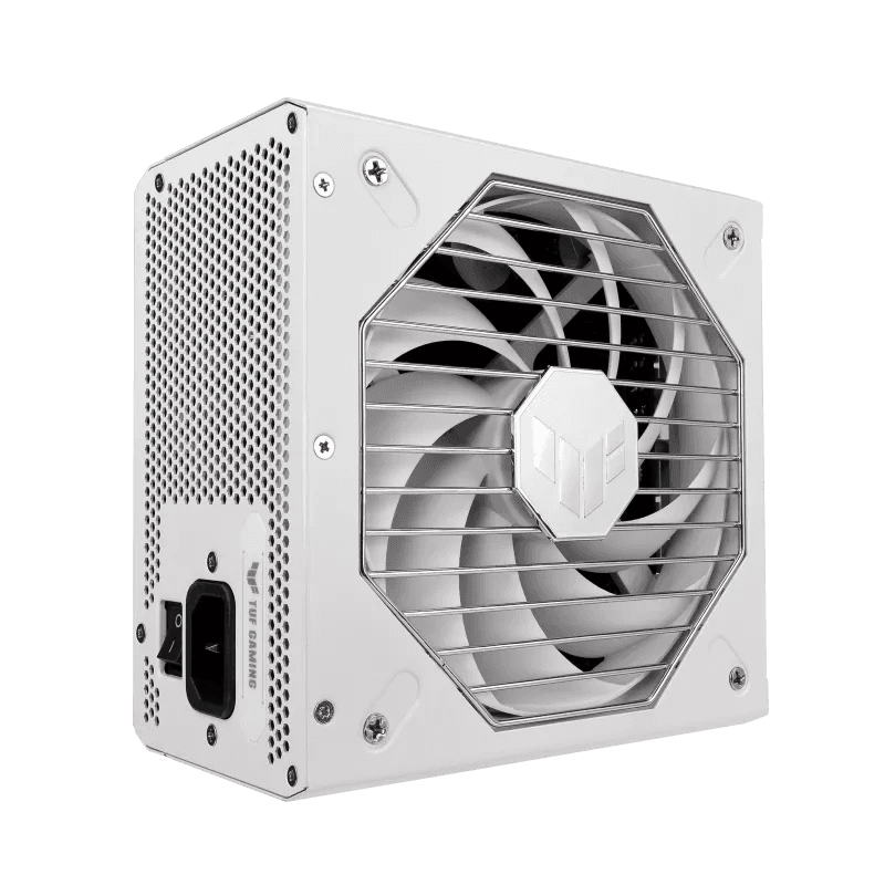 ASUS TUF Gaming 1000W Gold White Edition ATX Power Supply, Active PFC, Military-grade Certification, Fully modular etched cables, Axial-tech fan design, 80 Plus Gold Certification, Dual ball fan bearings, Protective PCB coating | 90YE00S5-B0NA00 thumbnail 9