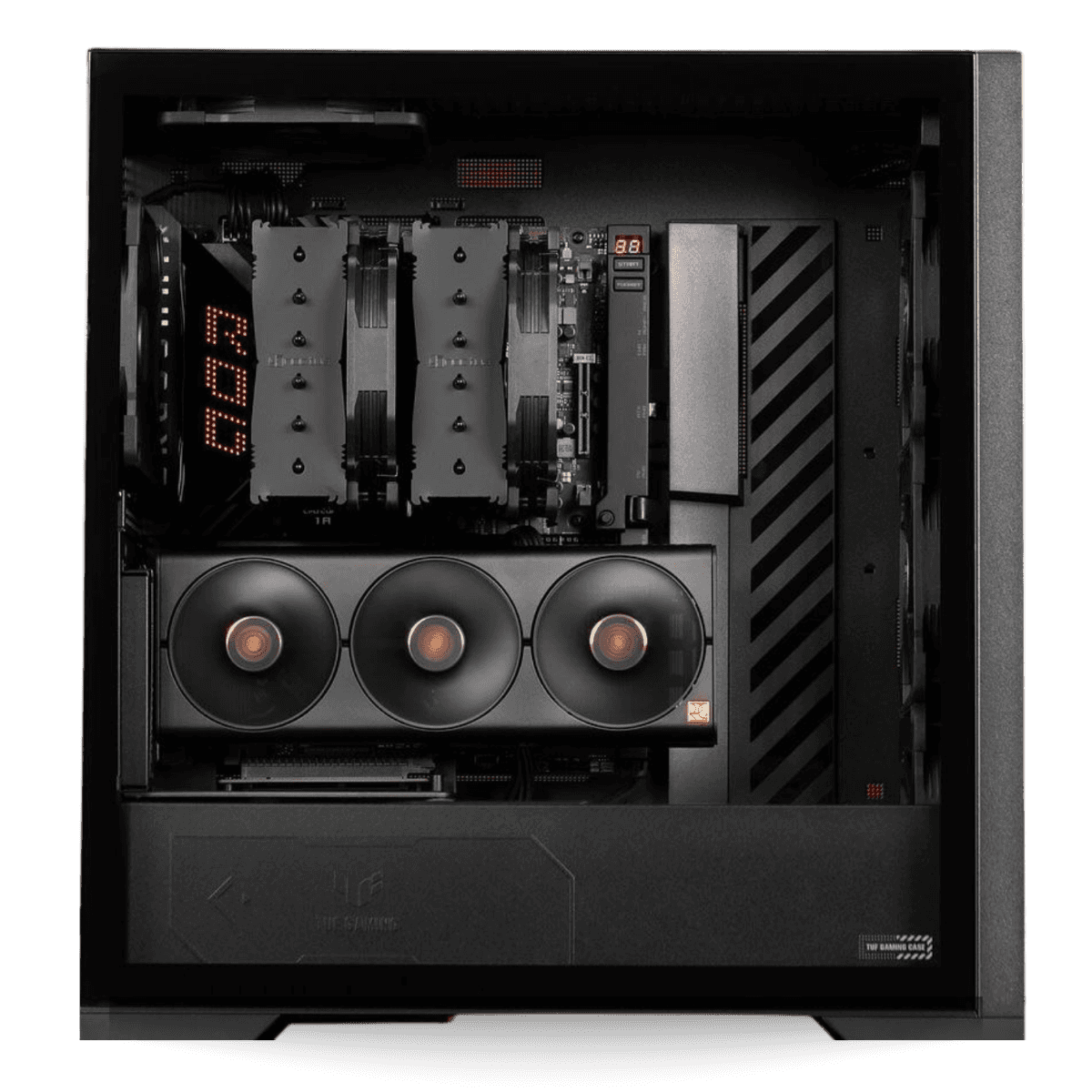 Asus GT 302 TUF BTF Edition Z790 Gaming PC Powered By ASUS, Core i9-14900K, 14th Gen, NVIDIA 4090 24GB BTF, 64GB DDR5 RAM 6000MHz, 3TB SSD (2+1) Gen 4, 1200W, 360mm Liquid Cooler, Wi-Fi + BT  - thumbnail 3