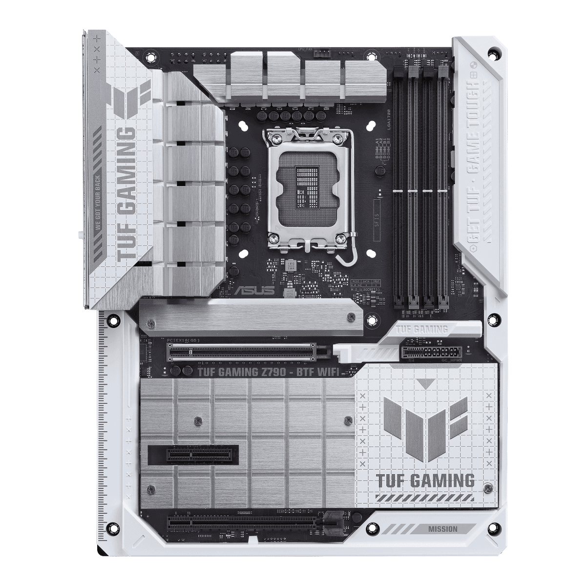 Asus ASUS TUF GAMING Z790-BTF WIFI DDR5 Motherboard, Intel Z790 Chipset, 4 x DIMM slots, Max. 192GB, DDR5 7200(OC), Advanced BTF with graphics card high-power slot, Hidden-connector design for clean cable management, WiFi 7 with ASUS WiFi | 90MB1GU0-M0EAY0 - thumbnail 5