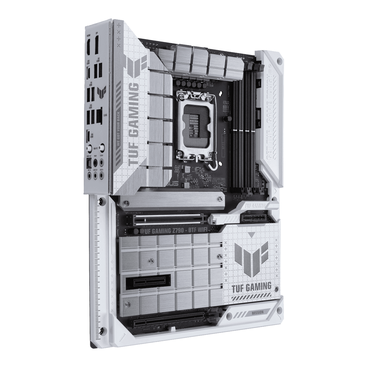 Asus ASUS TUF GAMING Z790-BTF WIFI DDR5 Motherboard, Intel Z790 Chipset, 4 x DIMM slots, Max. 192GB, DDR5 7200(OC), Advanced BTF with graphics card high-power slot, Hidden-connector design for clean cable management, WiFi 7 with ASUS WiFi | 90MB1GU0-M0EAY0 - thumbnail 4