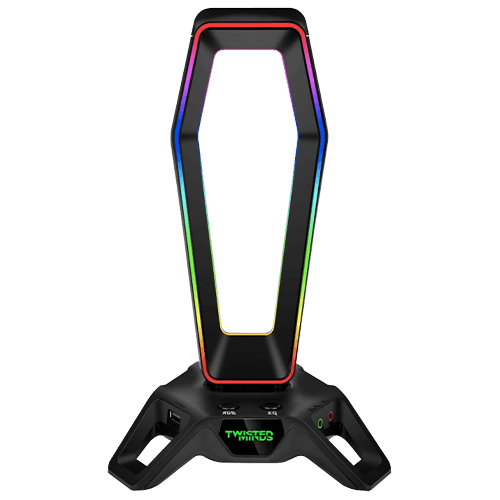 Twisted Minds Twisted Minds TM-HS-502 RGB Scorpion Headset Stand Black, 1.5M Power cable length, USB 2.0 - thumbnail 2