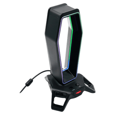 Twisted Minds Twisted Minds TM-HS-502 RGB Scorpion Headset Stand Black, 1.5M Power cable length, USB 2.0 - thumbnail 1