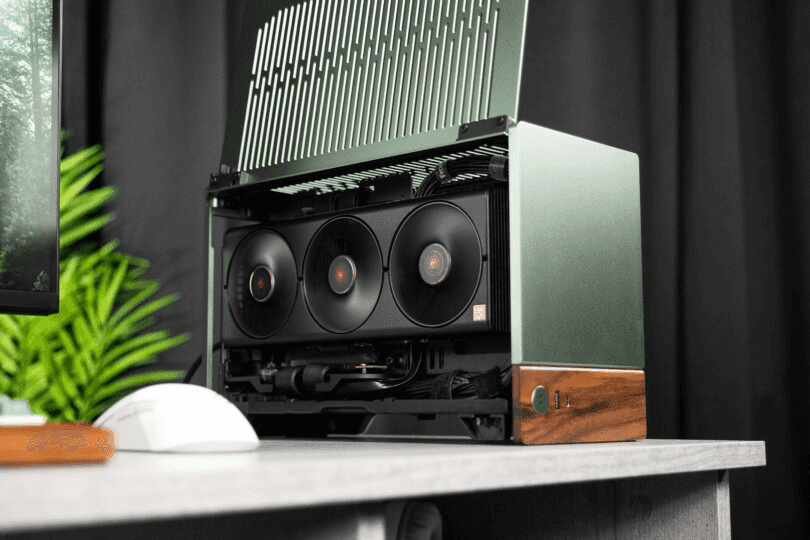 Portable Mini-ITX Gaming PC (Fractal Terra Jade), Ryzen 5 7500X3D, RTX 5070 12GB, 32GB DDR5 6000MHz, 2TB NVMe 7000MB/s, 750W SFX - thumbnail 5