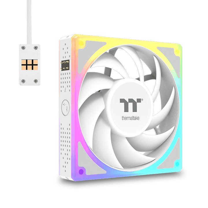 Thermaltake Thermaltake TOUGHFAN EX 120 ARGB Sync PC Cooling Fan - White (3-Fan Pack) | CL-F211-PL12SW-A - thumbnail 6