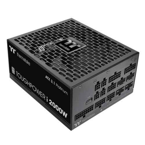 Thermaltake Thermaltake Toughpower i2000W Digital Fully Modular Power Supply (PSU), 2000W, 80 PLUS Platinum 230V, ATX 3.1, Quad 12V-2x6 Connectors, Real-Time Monitoring | PS-TPI-2000FNFDPK-1 - thumbnail 6