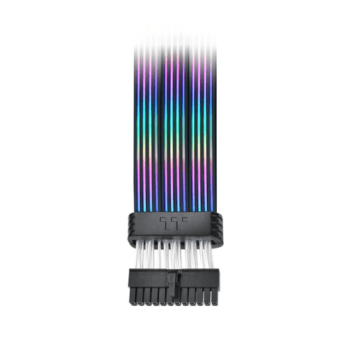 Thermaltake Thermaltake Tt Mod 24-pin ARGB Motherboard Cable, 60 LEDs, Transparent Illumination Tube, 5V ARGB Sync, Black Connectors | AC-081-CN1NAN-A1 - thumbnail 2
