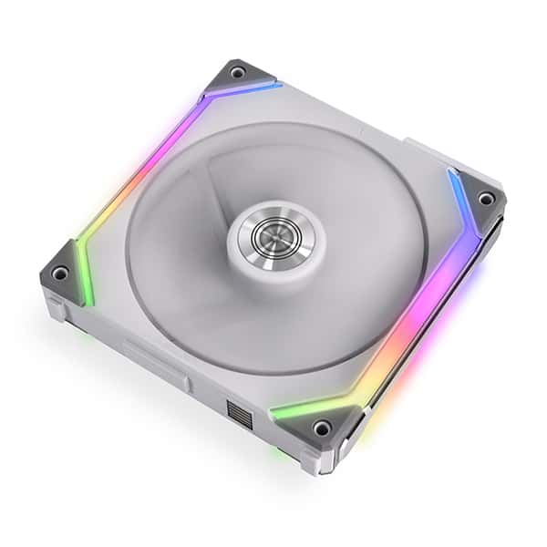 LIAN LI LIAN LI UF-SL120-1W WHITE: 120mm PC Case Fan, 58.54 CFM Airflow, 31 dB(A) Noise, FDB Bearing, RGB | UF-SL120-1W - thumbnail 3