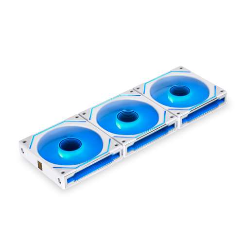 LIAN LI Lian Li SL-Infinity 120 RGB Uni Fan, Low Noise Level at High RPM, Triple Pack With Controller, White | G99.12SLIN3W.00 - thumbnail 4