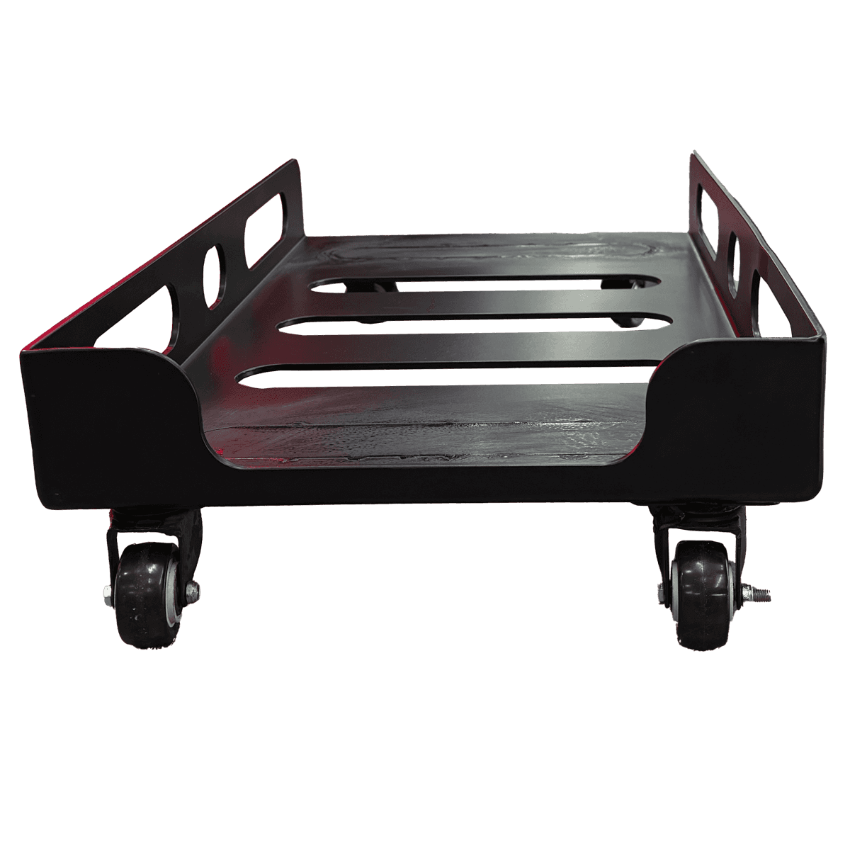 Heavy Duty (Cpu Holder) - Metal Rolling CPU Stand with Wheels, 100kg Weight Capacity, Heavy Duty Desktop Computer Tower Cart with Ventilation, Heavy Duty CPU Trolley with Castor Wheels Computer Floor Stand Trolley CPU Stand CPU Holder Trolley CPU Holder. thumbnail 2