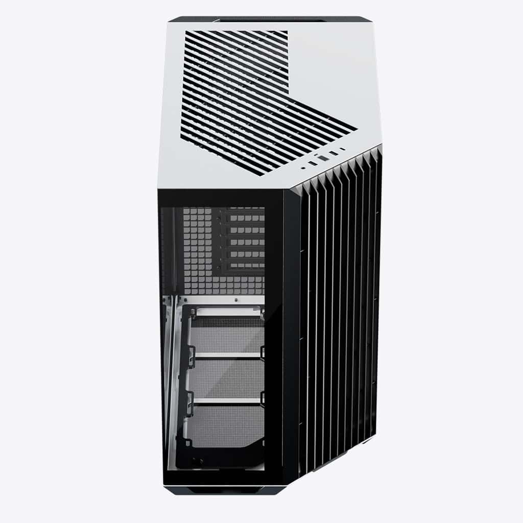 HAVN APNX V1 V1-BW-v1 ATX Mid Tower Glass Edition Computer Case, Upto ATX Motherboards, Upto 360mm Radiators, Vertical GPU Holder Kit, Adjustable Motherboard Displacement, Black & White | APCM-V10 1003.M1 - thumbnail 4