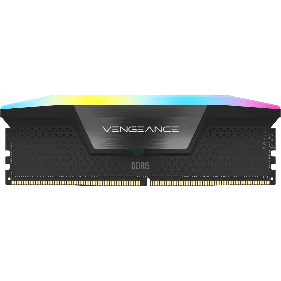 CORSAIR Vengeance RGB DDR5 RAM 32GB (1x32GB) 6000MHz CL38-44-44-96 1.35V AMD Expo Intel XMP 3.0 Desktop Computer Memory - Grey | CMH32GX5M1E6000Z38 thumbnail 1