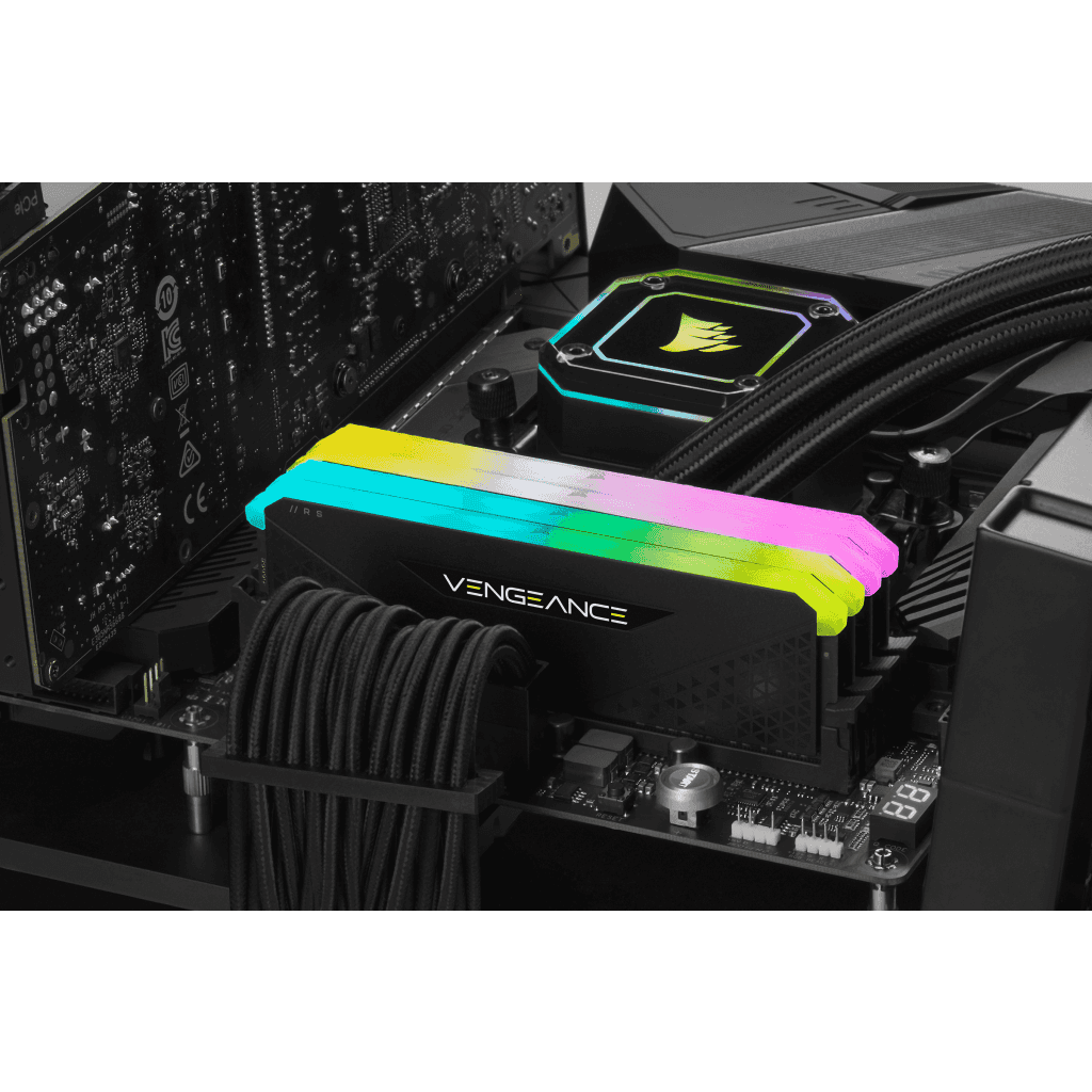 Corsair CORSAIR 3200 64GB  (2*32GB ) VENGEANCE RGB RS  DDR4 RAM CMG64GX4M2E3200C16     - thumbnail 4