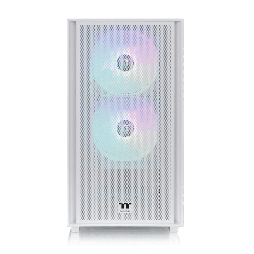 Thermaltake Thermaltake Versa H16 TG ARGB Micro Tower Case, Tempered Glass and Mesh Panel, 3x 120mm ARGB Lite Fans, Motherboard upto Micro ATX, Radiator Upto 280mm, White | CA-1Y8-00S6WN-01 - thumbnail 2