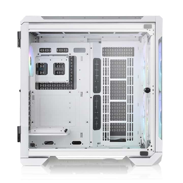 Thermaltake Thermaltake View 51 Tempered Glass ARGB Edition Full-Tower Chassis - Snow White Edition, 3x Pre Installed Fans, 3 x Tempered Glass (4mm thickness), support motherboards up to E-ATX | CA-1Q6-00M6WN-00 - thumbnail 5