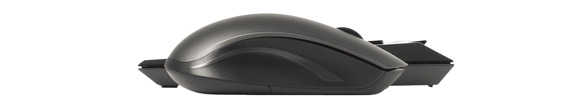 Rapoo 8200M multi-mode wireless keyboard & mouse Black, (Arabic & English) Blutooth. thumbnail 2