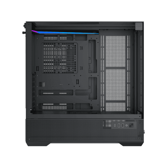 XIGMATEK Xigmatek Vision E-ATX ARGB Case, 3x Tempered Glass, Smart Fan Control LCD Display Panel, 9x Fans Supports, MoBo Upto E-ATX, GPU Upto 410mm, Cooler Upto 360mm, Black | EN45196 - thumbnail 7
