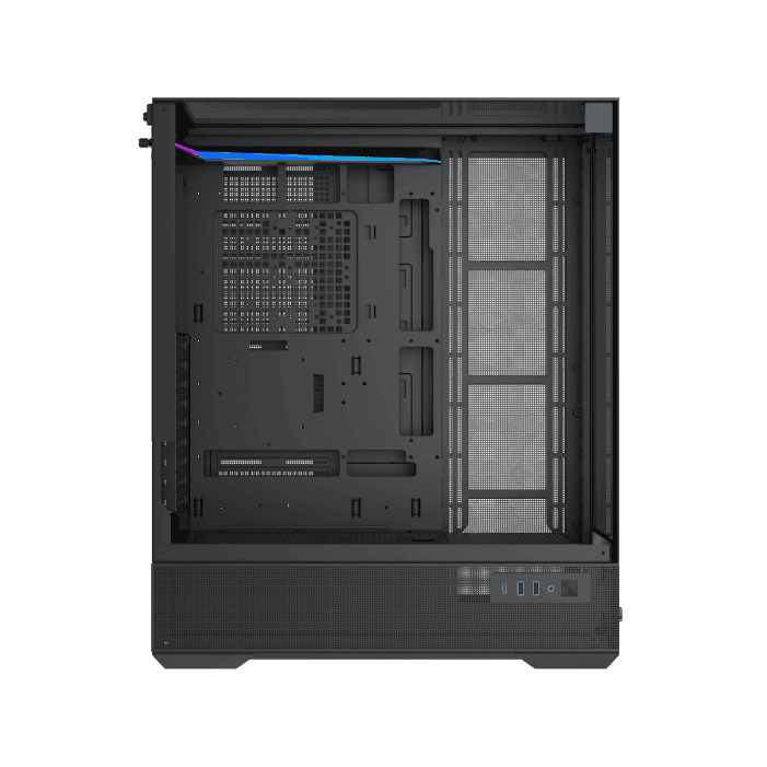XIGMATEK Xigmatek Vision Pro E-ATX ARGB Case, 3x Tempered Glass, Smart Fan Control LCD Display Panel, 9x Fans Supports, MoBo Upto E-ATX, GPU Upto 410mm, Cooler Upto 360mm, Black | EN45158 - thumbnail 7