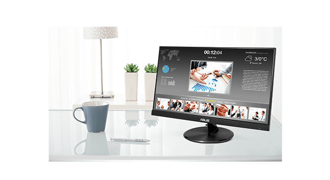 Asus ASUS VT168HR Touch Monitor - 15.6" (1366x768), 10-point Touch, HDMI, Flicker free, Low Blue Light, Wall-mountable, Eye care | 90LM02G1-B04170 - thumbnail 2