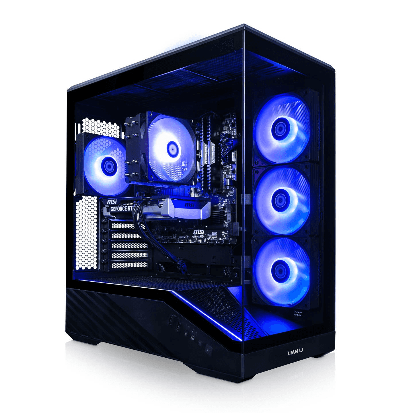 MSI MSI Powered Gaming PC, Intel Core i5-14400F, RTX 5060 8GB GDDR7, 16GB DDR5 6000, 1TB Gen4 SSD, ARGB Black - thumbnail 1