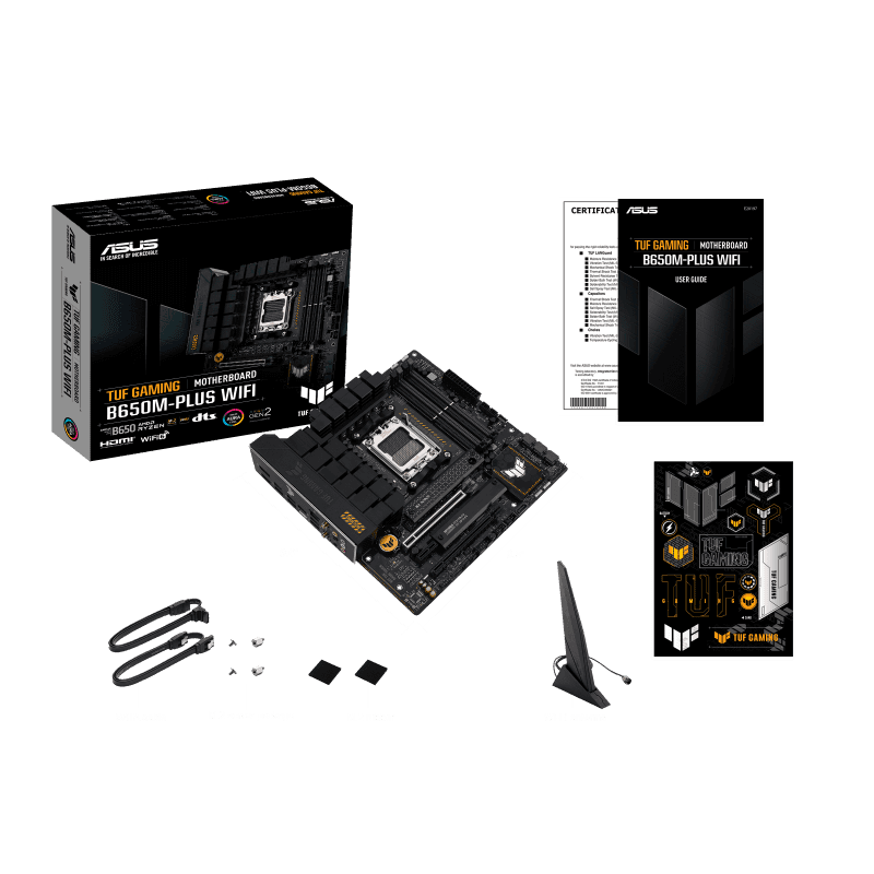 Asus ASUS TUF Gaming B650M-Plus Wifi DDR5 Micro ATX Motherboard, AMD Socket AM5, B650 Chipset, 2.5Gb Ethernet, Bluetooth, WiFi 6E 5GHz, Max 128GB 4xDIMM Memory, PCIe 4.0x16, 2xM.2 Slot | 90MB1BF0-M0EAY0 - thumbnail 11