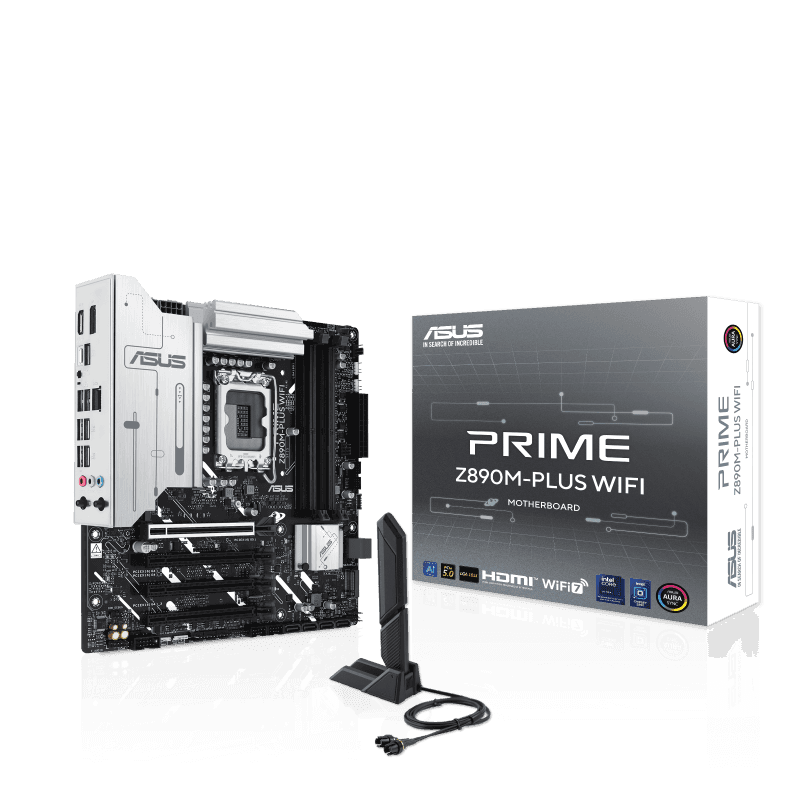 Asus Intel Core Ultra 9 285K Processor X PRIME Z890M-PLUS WIFI Motherboard | Ultra Series Combo - thumbnail 2