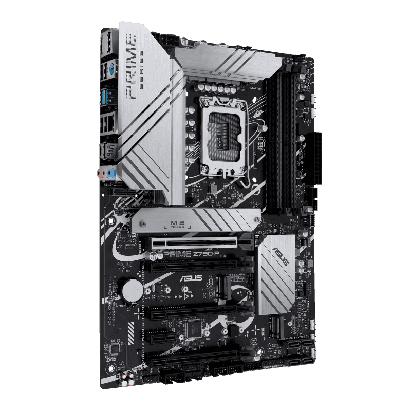 Asus ASUS Prime Z790-P-CSM, Intel Z790 LGA 1700 ATX motherboard with PCIe 5.0, three M.2 slots, 14+1 DrMOS, DDR5, Realtek 2.5 Gb LAN, HDMI, DP, USB 3.2 Gen 2x2 Type-C, front USB 3.2 Gen 2 Type-C, Thunderbolt (USB4) support, Arua Sync | 90MB1CK0-M0EAYC - thumbnail 6