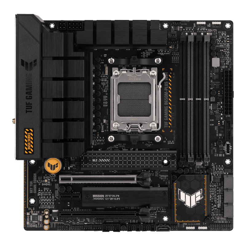 Asus ASUS TUF Gaming B650M-Plus Wifi DDR5 Micro ATX Motherboard, AMD Socket AM5, B650 Chipset, 2.5Gb Ethernet, Bluetooth, WiFi 6E 5GHz, Max 128GB 4xDIMM Memory, PCIe 4.0x16, 2xM.2 Slot | 90MB1BF0-M0EAY0 - thumbnail 6