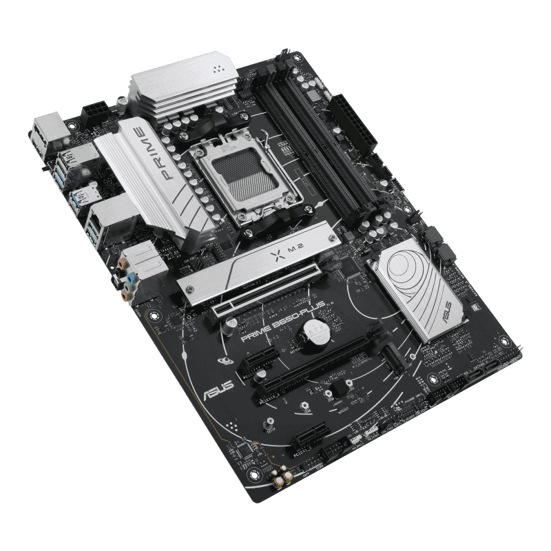 Asus ASUS PRIME B650-PLUS ATX Motherboard, AM5 Socket, AMD B650 Chipset, 4 x 2-Channel DDR5 128GB Max, Realtek 2.5Gb Ethernet, USB 3.2/2.0, 4x SATA, 2x M.2, 1x PCIe 4.0 x16, 1x HDMI/DP | 90MB1BS0-M0EAY0 - thumbnail 4