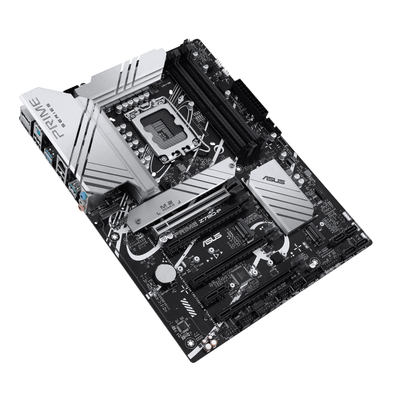 Asus ASUS Prime Z790-P-CSM, Intel Z790 LGA 1700 ATX motherboard with PCIe 5.0, three M.2 slots, 14+1 DrMOS, DDR5, Realtek 2.5 Gb LAN, HDMI, DP, USB 3.2 Gen 2x2 Type-C, front USB 3.2 Gen 2 Type-C, Thunderbolt (USB4) support, Arua Sync | 90MB1CK0-M0EAYC - thumbnail 7