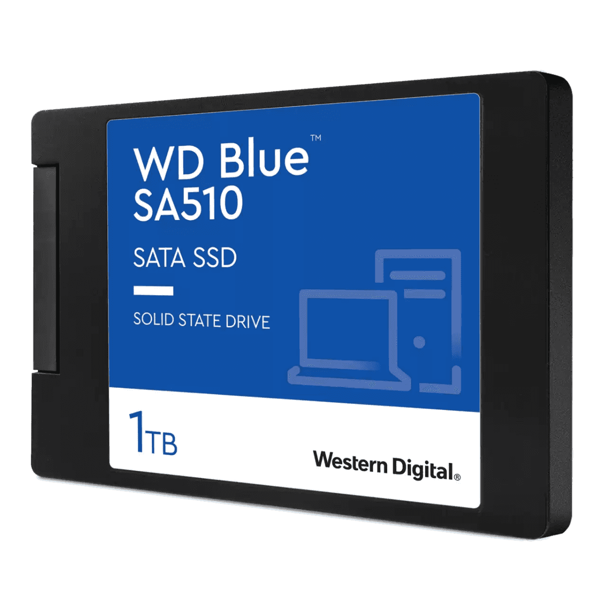 Western Digital WD 1TB Blue SA510 SATA SSD 2.5/7mm Cased from Western Digital WDS100T3B0A-00AXR0,718037884653 - thumbnail 3