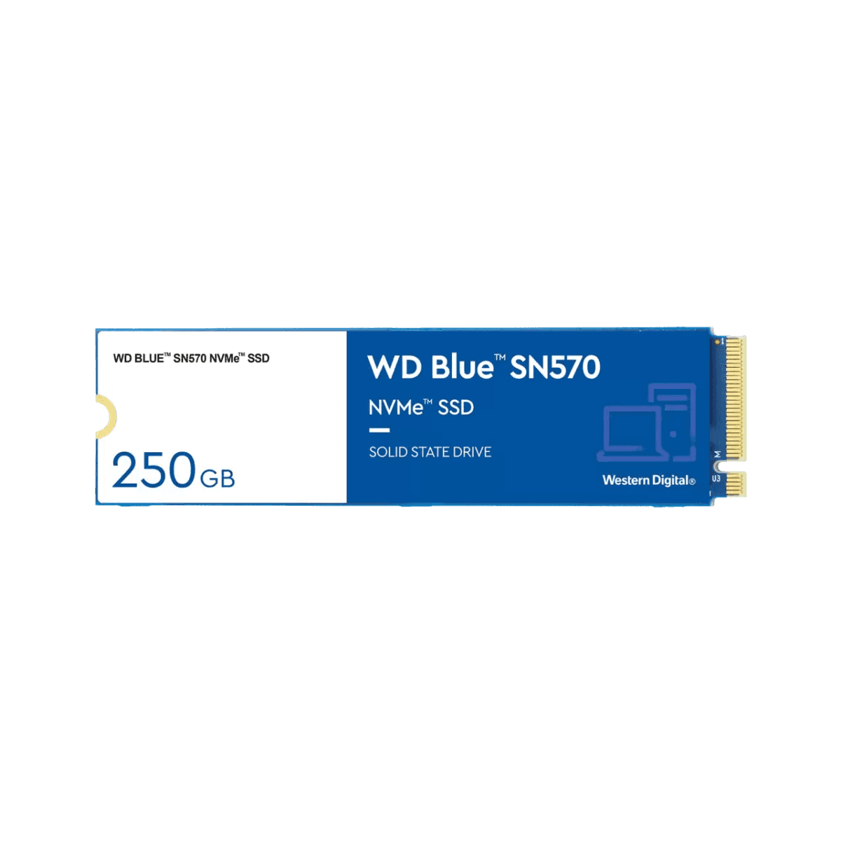 Western Digital Western Digital 1TB WD Blue SN570 NVMe Internal Solid State Drive (SSD), GEN3- WDS100T3B0C  718037883885 - thumbnail 4