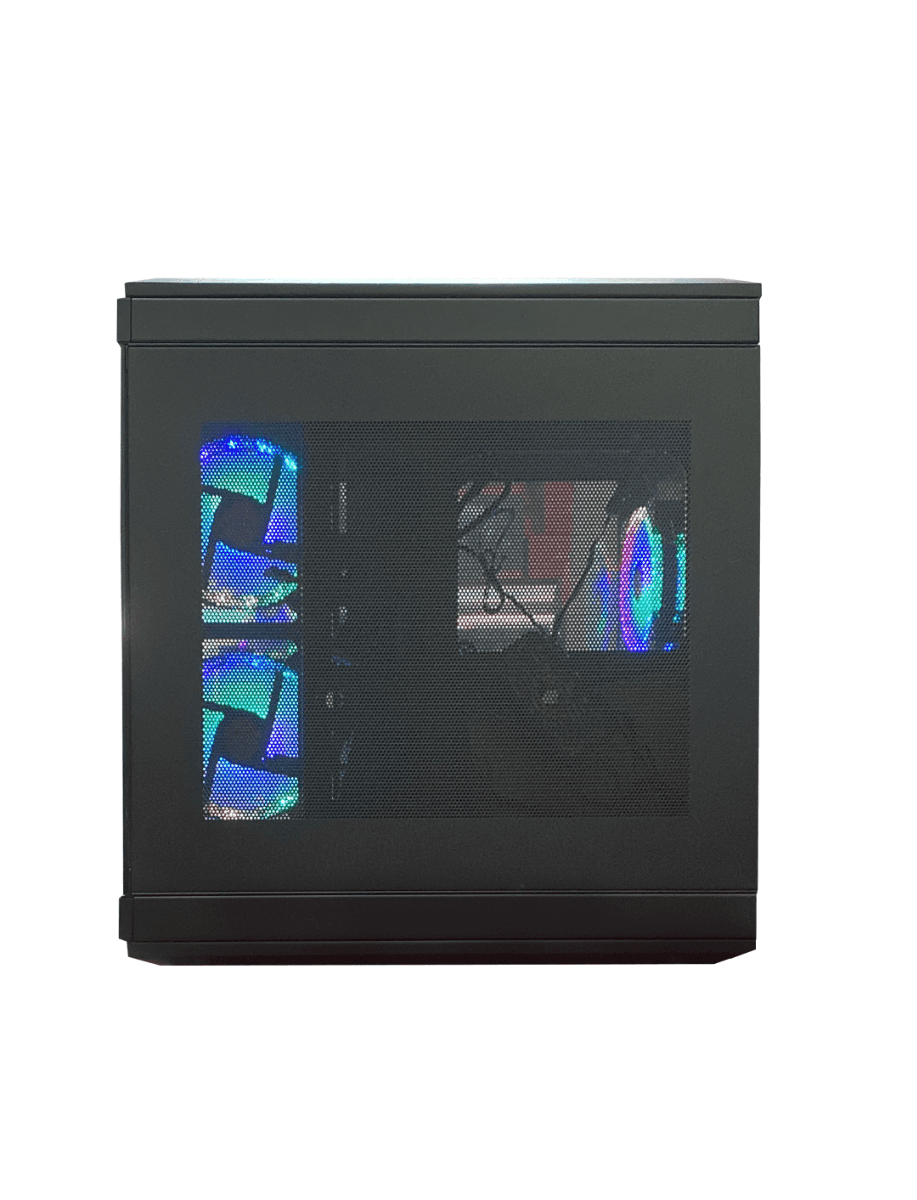 Western Digital WJCOOLMAN Y40 - 6F Diamond ATX Gaming PC Case, Tempered Glass Pannels, Up to 360mm Radiators Support, 6x Pre Installed Diamond Fans, ???3.5???HDD *2. ???2.5??? SDD*2, USB 3.0 *1/Type-C *1, Black | Y40 - 6F - thumbnail 3