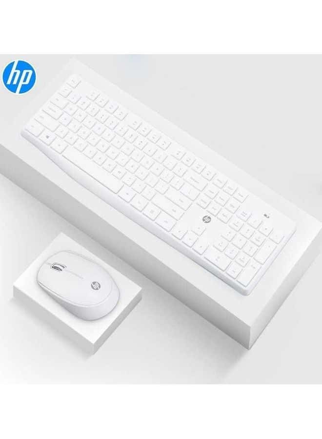 HP CS10 Wireless Keyboard and Mouse Combo, 2.4 GHz Wireless Connection, Professional Optical Sensor, Optimized Keys, White | CS10 thumbnail 3