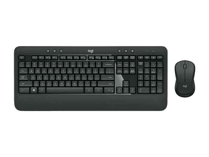 Logitech MK540 ADVANCED ireless keyboard and mouse combo, Music Controls, Programmable keys Palm Rest | 920-008671 thumbnail 2
