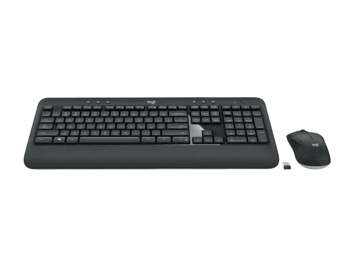 Logitech MK540 ADVANCED ireless keyboard and mouse combo, Music Controls, Programmable keys Palm Rest | 920-008671 thumbnail 1