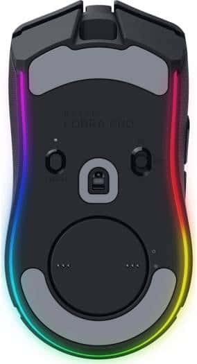 Razer Cobra Pro Wireless Gaming Mouse, Razer Chroma RGB, Focus Pro 30K Optical Sensor, Up to 30000 DPI, 8 Programmable Buttons, Speedflex Cable USB Type C, Black | RZ01-04660100-R3G1 thumbnail 4