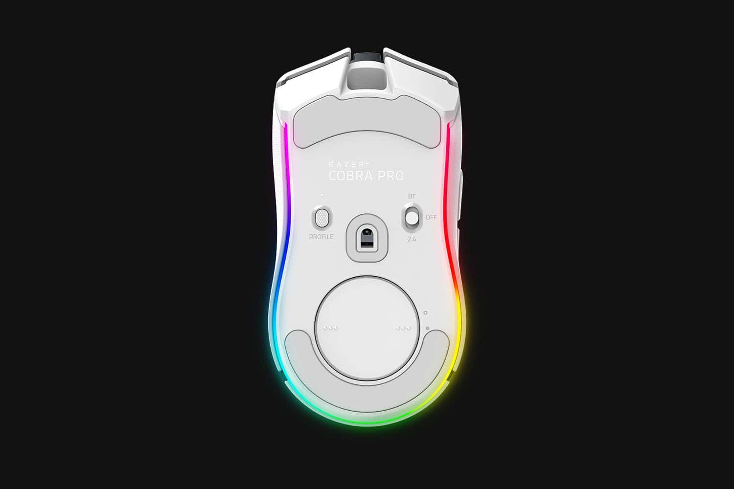 Razer Cobra Pro - White Customizable Wireless Gaming Mouse with Razer Chroma RGB | RZ01-04660200-R3G1 thumbnail 6