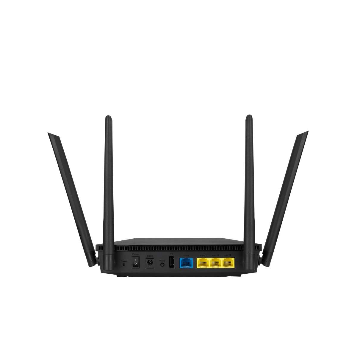 Asus ASUS RT-AX53U AX1800 WiFi 6 Router, 1800Mbps Speed, 4 Gigabit Ports, MU-MIMO and OFDMA, AiProtection Classic Security | 90IG06P0-MO3500 - thumbnail 1