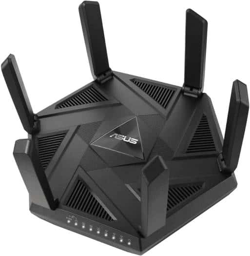 Asus ASUS RT-AXE7800 Triband WiFi6E Router, 6GHz, 2.5G Port, 7800Mbps, Instant Guard, Parental Control, VPN, AiMesh, Smart Home | 90IG07B0-MU9B00 - thumbnail 1