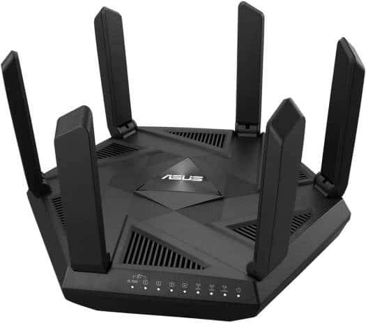 Asus ASUS RT-AXE7800 Triband WiFi6E Router, 6GHz, 2.5G Port, 7800Mbps, Instant Guard, Parental Control, VPN, AiMesh, Smart Home | 90IG07B0-MU9B00 - thumbnail 2