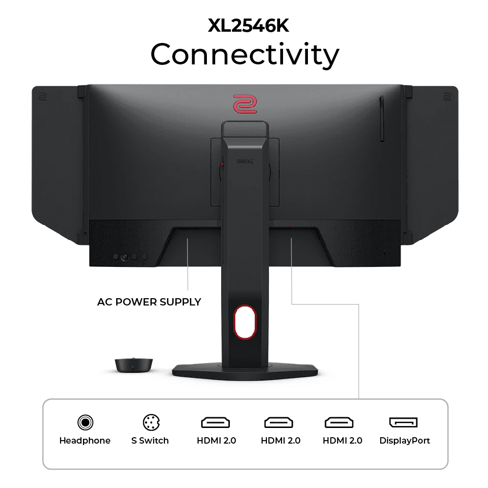 Benq BenQ  XL2546K 24.5 Inch 240Hz Gaming Monitor1920*1080  Dynamic  HDMI,DP GAMING MONITER | 9H.LJNLB.QBP - thumbnail 2