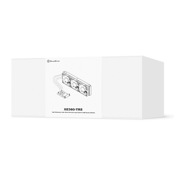 Silverstone XE360-TR5 High Performance Triple 120mm All-In-One Liquid Cooler for AMD Socket sTR5/SP6, Nickel plate, Three phase, six pole motor design | XE360-TR5 thumbnail 4