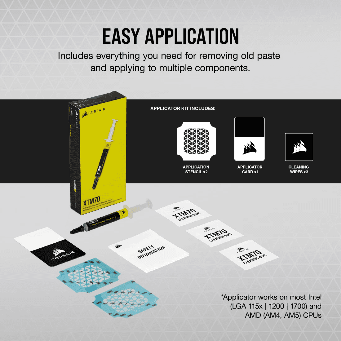 Corsair Corsair XTM70 Extreme Performance Thermal Paste, - thumbnail 3