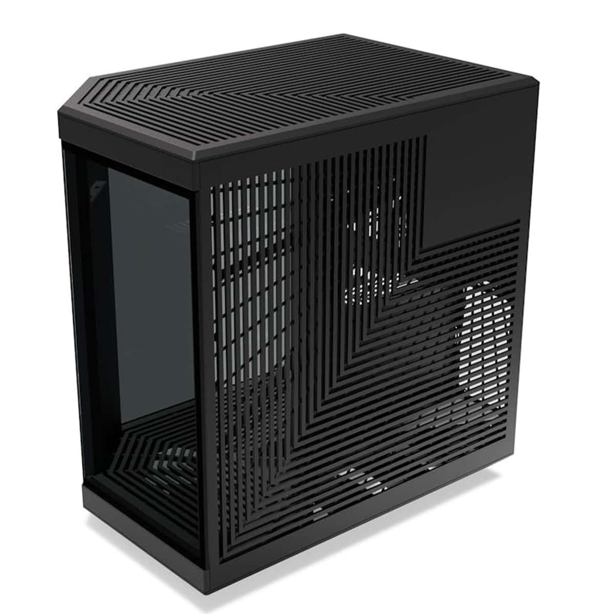HYTE Hyte Y70 Touch Dual Chamber Mid-Tower ATX Case, ITX, mATX, ATX, EATX, PCIE 4.0 x 16 riser cable included, 1x USB-C 3.2 Gen 2, 2x USB-A 3.2 Gen 1, 1x 3.5mm Audio/Mic Combo Jack Black | CS-HYTE-Y70-B-L - thumbnail 1
