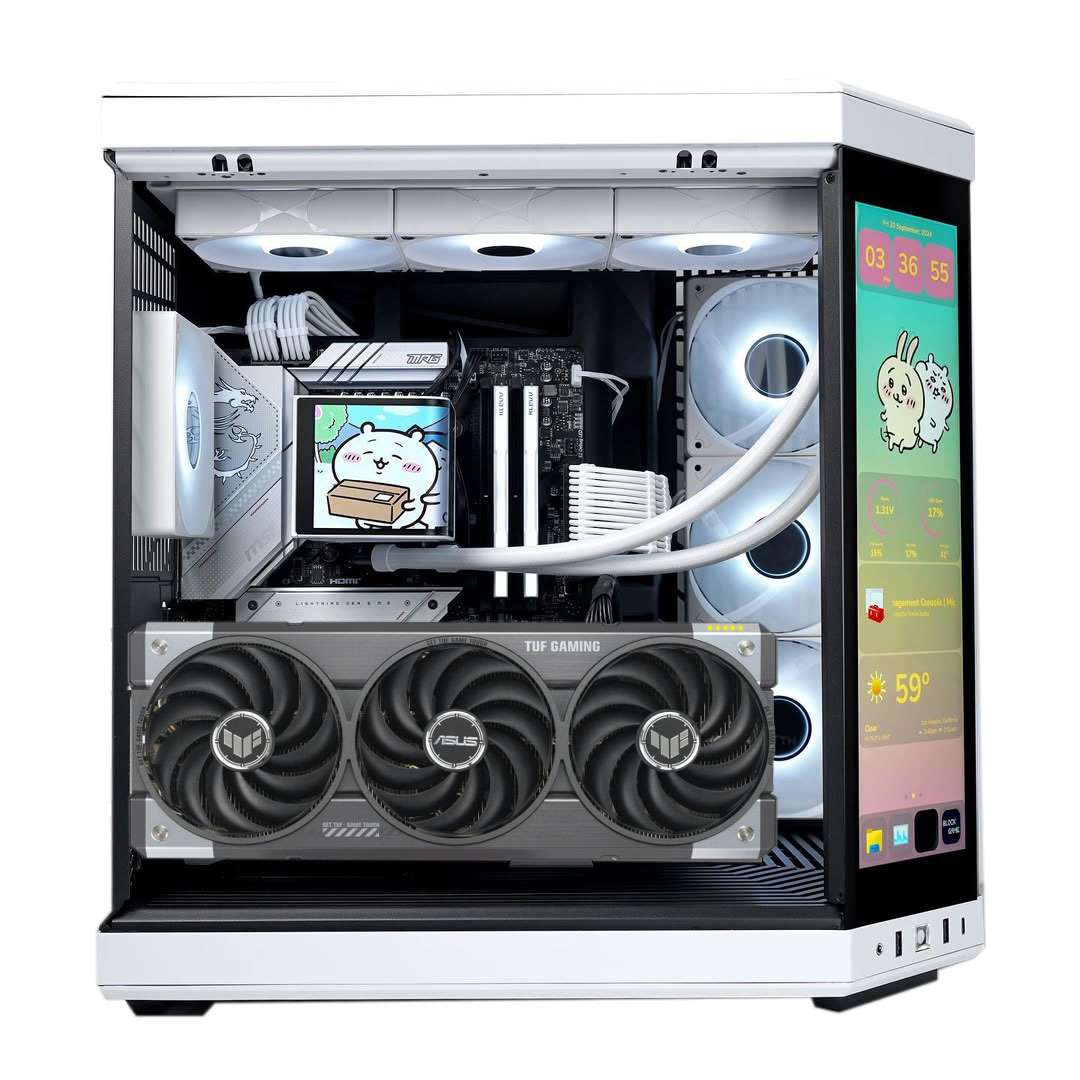 Asus AMD 9950X3D X Y70 Gaming & Rendering PC, AMD Ryzen 9 9950X3D, TUF GAMING 5090 OC EDITION 32GB, 64GB (2x32GB) CL30, 8TB BLACK SN850X, 1600W - thumbnail 2