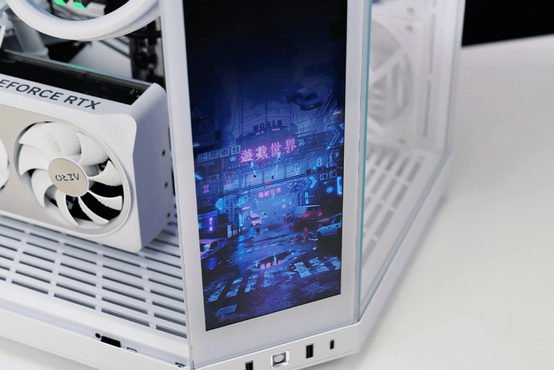Nanotech Project 4080 Y70 Edition Gaming PC, Core i9 24 Cores, 32 Threads, RTX 4080 SUPER 16GB, 2TB NVMe SSD, 64GB RAM (2x32GB) DDR5 6000MT/s, 1300W, ARGB Liquid CPU Cooler, WiFi+BT - thumbnail 5