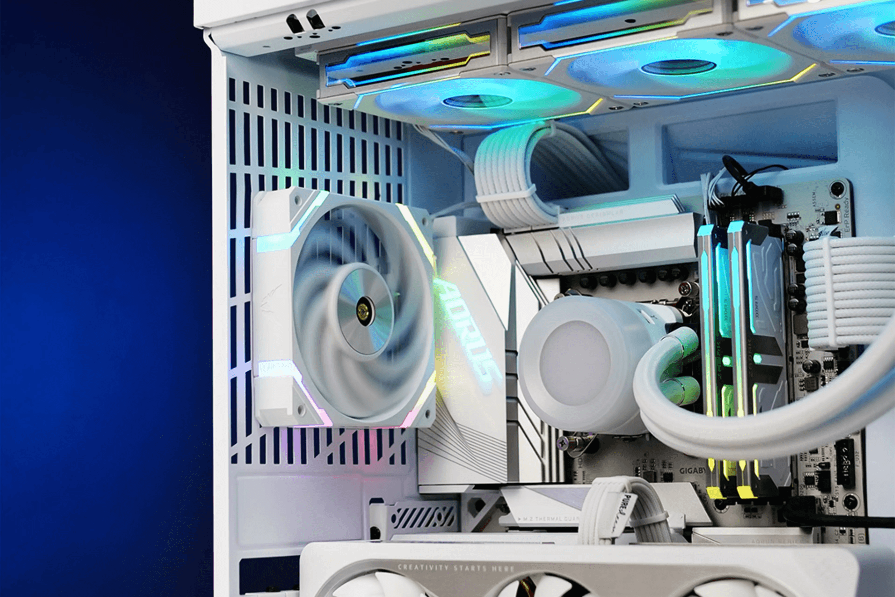 Nanotech Project 4080 Y70 Edition Gaming PC, Core i9 24 Cores, 32 Threads, RTX 4080 SUPER 16GB, 2TB NVMe SSD, 64GB RAM (2x32GB) DDR5 6000MT/s, 1300W, ARGB Liquid CPU Cooler, WiFi+BT - thumbnail 8